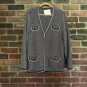 Talbots | knit hook & eye closure size 2X